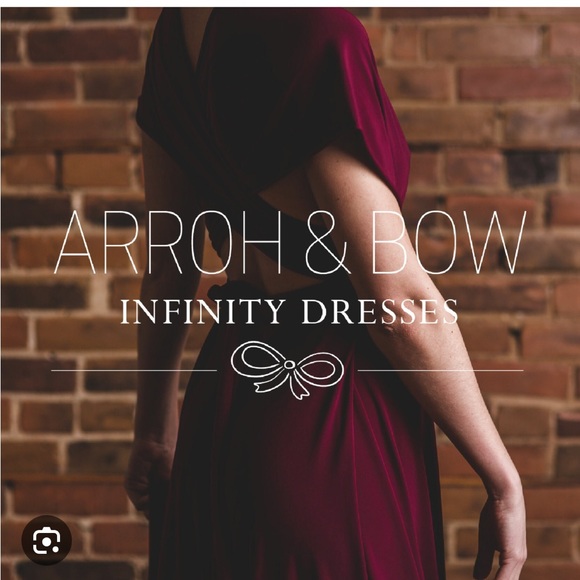 Arroh & Bow Infinity Dress Burgundy - Picture 2 of 9